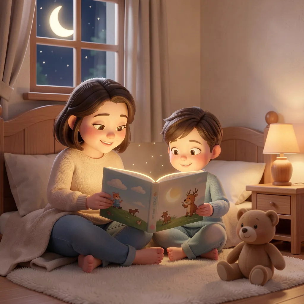 Storybook 3D illustration style example