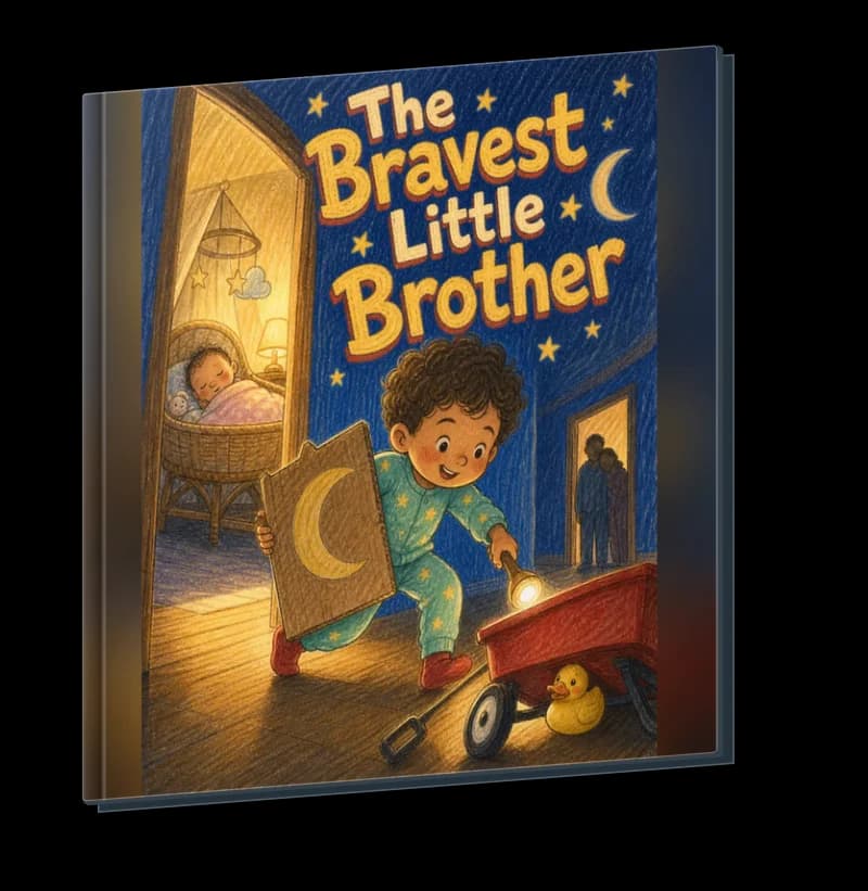 The Bravest Little Brother personalized storybook
