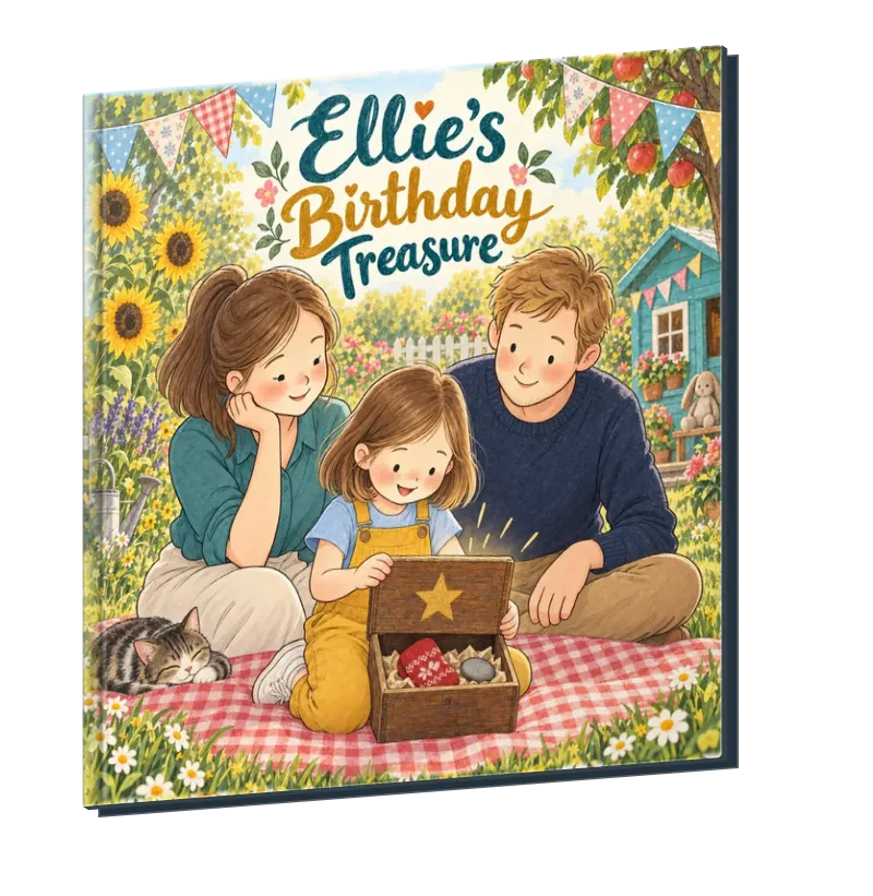 Ellie’s Birthday Treasure personalized storybook