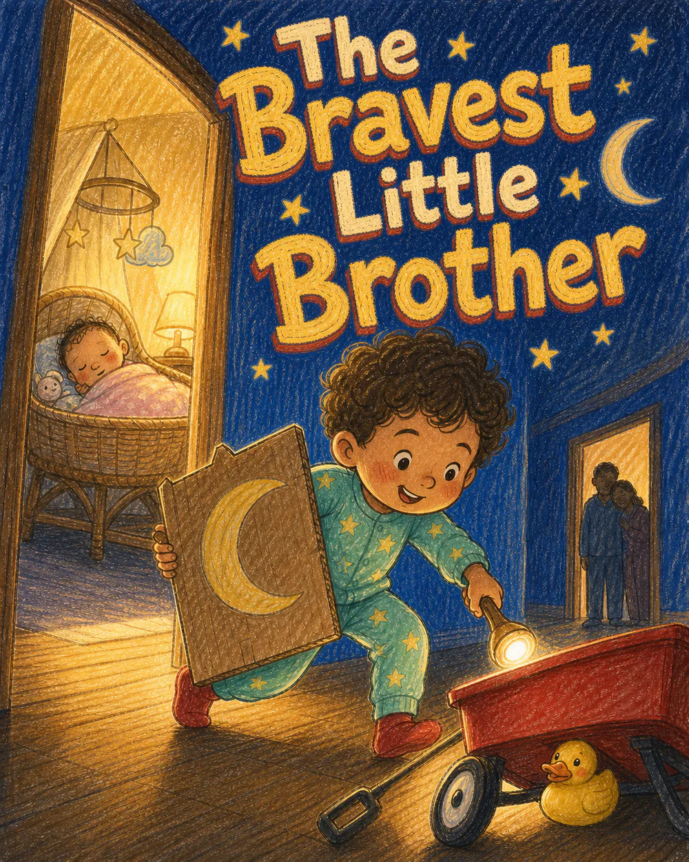 The Bravest Little Brother personalized storybook cover