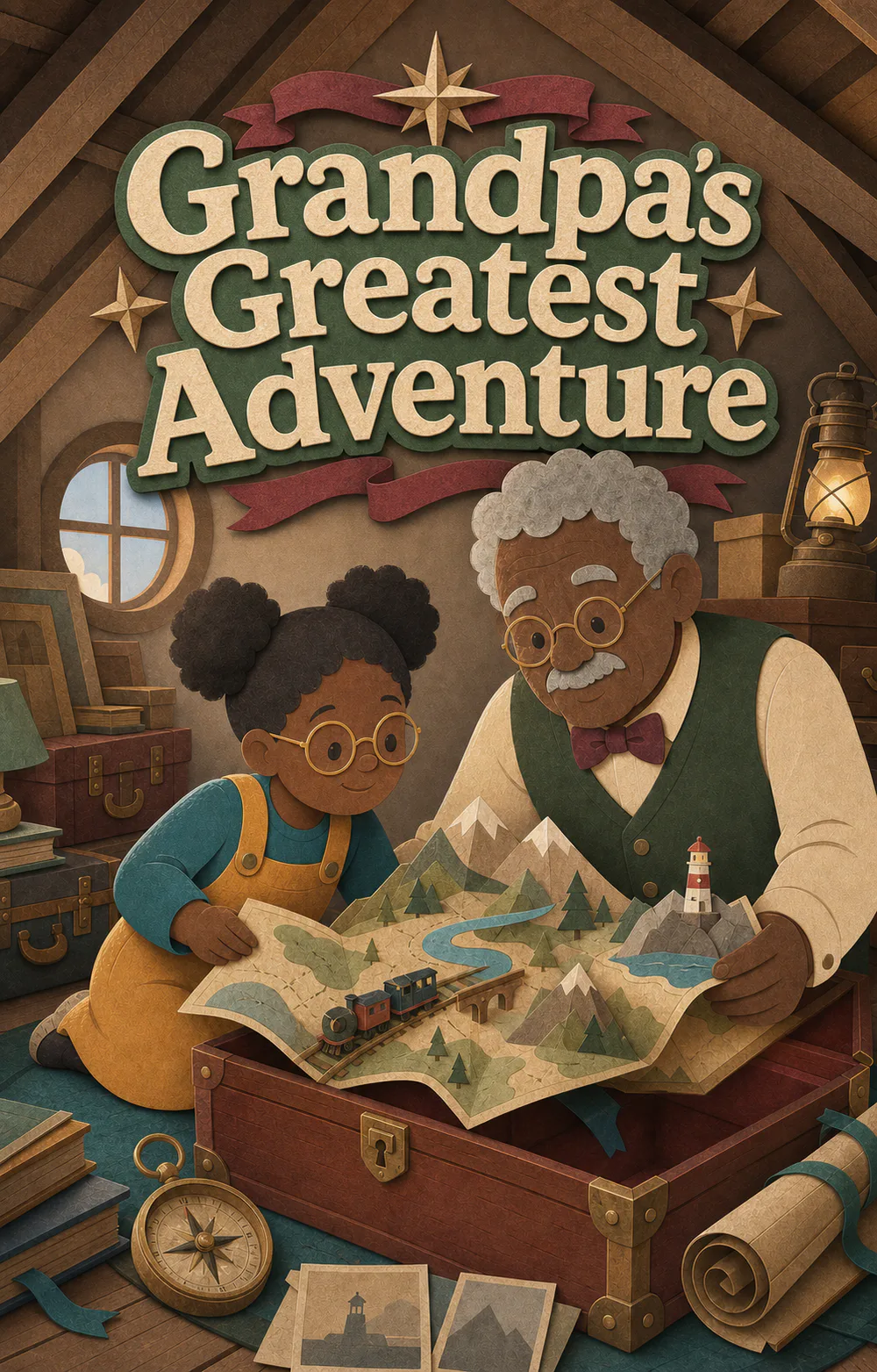 Grandpa's Greatest Adventure personalized storybook cover